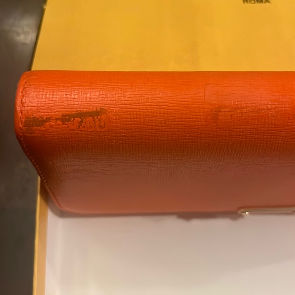 Fendi long wallet, orange - Picture 5 of 6